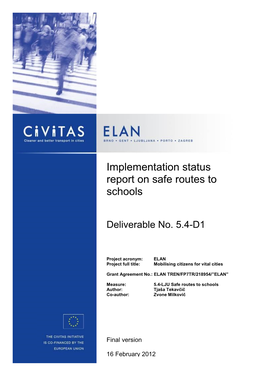 CIVITAS-ELAN Working Document Template