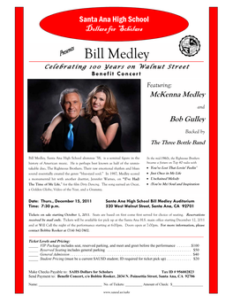 Bill Medley Flyer.Pub