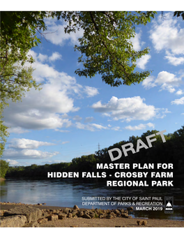 Draft Master Plan for Hidden Falls-Crosby Farm Regional Park