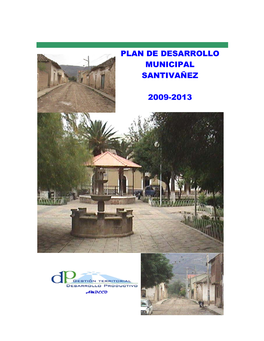Plan De Desarrollo Municipal Santivañez 2009-2013