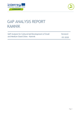 Gap Analysis Report Kamnik
