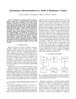 Spontaneous Autoresuscitation in a Model of Respiratory Control