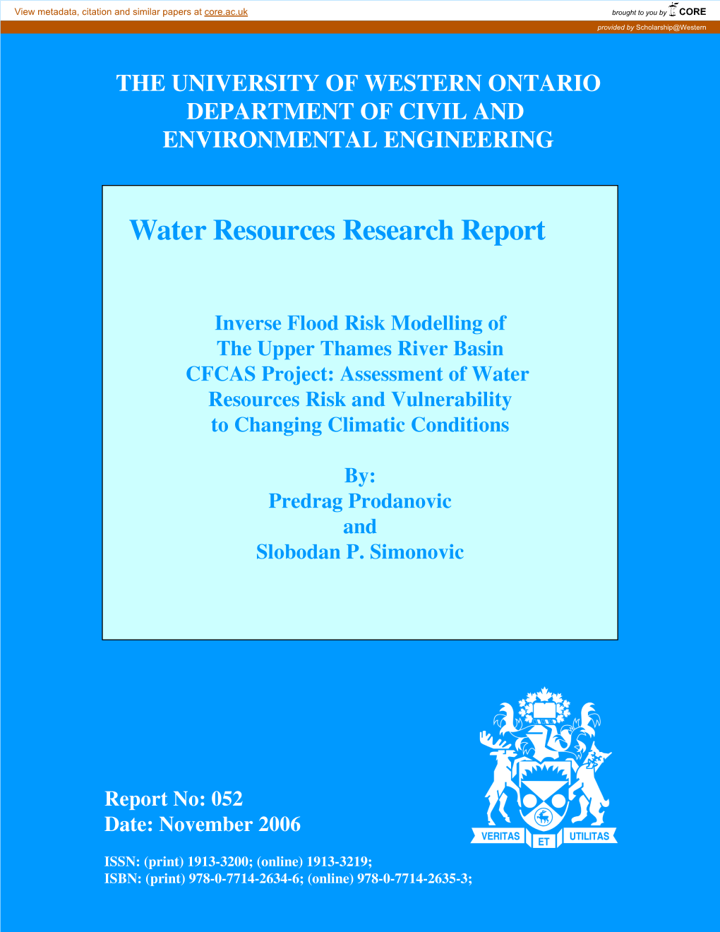 Inverse Flood Risk Modelling of the Upper Thames River Basin