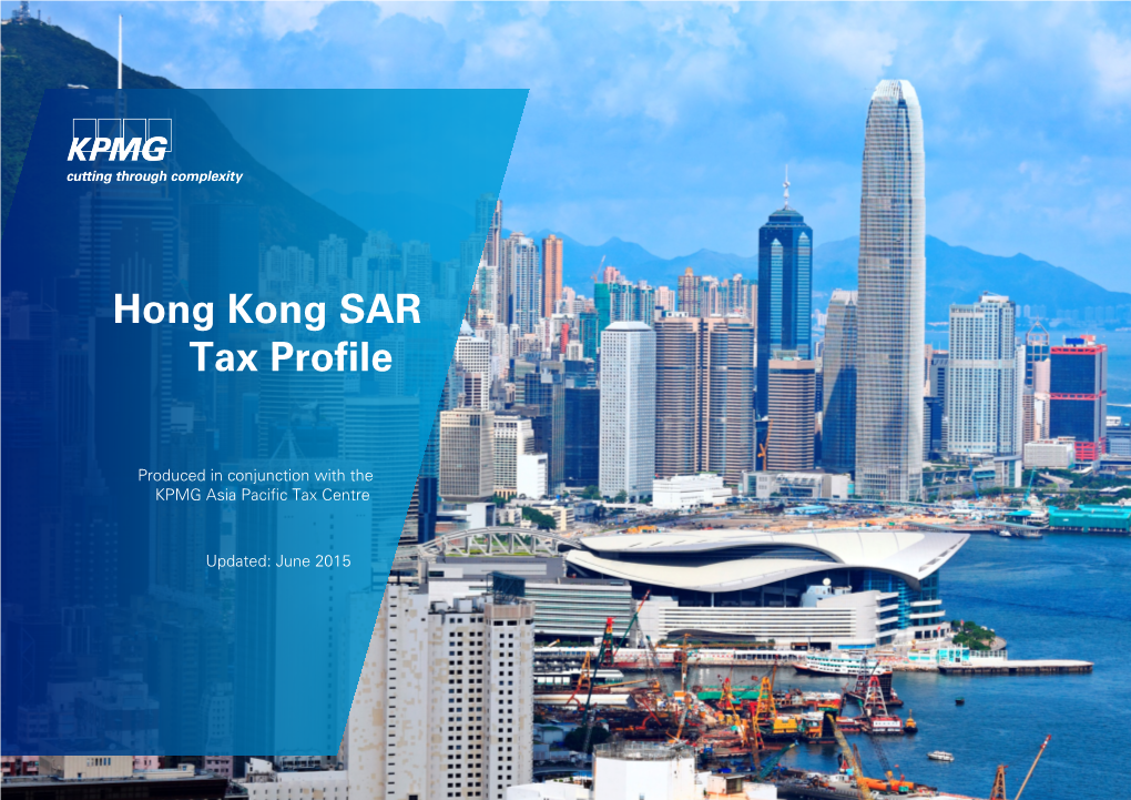 Hong Kong SAR Tax Profile