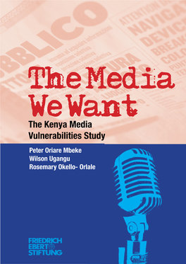 The Kenya Media Vulnerabilities Study