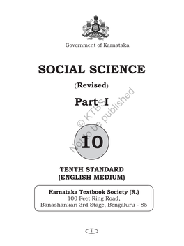 SOCIAL SCIENCE (Revised) Part-I