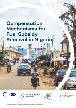 Compensation Mechanisms for Fuel Subsidy Removal in Nigeria