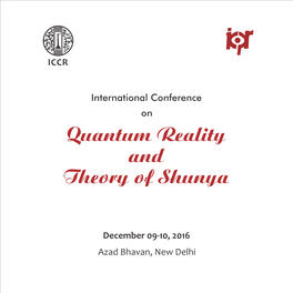 Quantum Reality and Theory of Shunya
