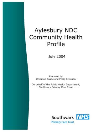 Aylesbury NDC Community Health Profile