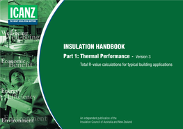 Total R-Value Calculations for Typical Building Applications Version 3