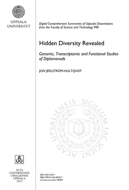 Genomic, Transcriptomic and Functional Studies of Diplomonads