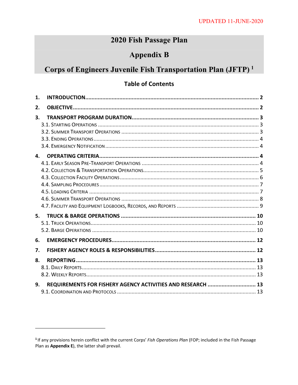 FPP Appendix B