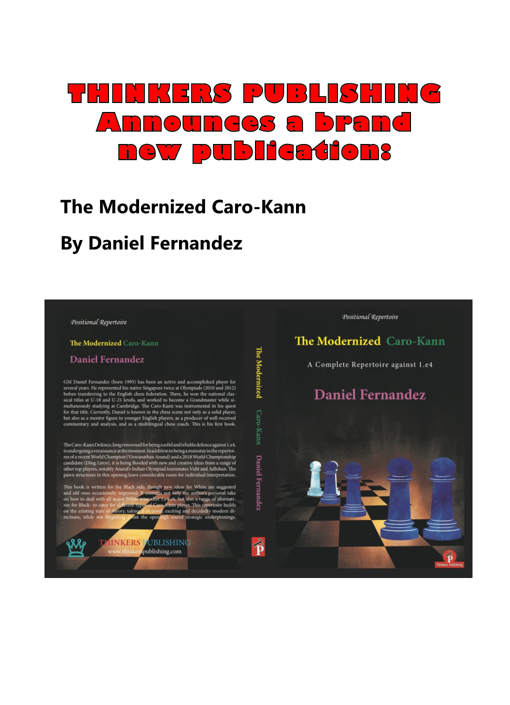 The Modernized Caro-Kann by Daniel Fernandez