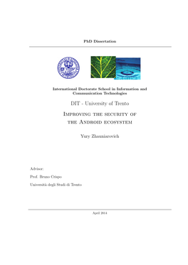 DIT - University of Trento