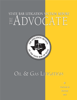State Bar Litigation Section Report