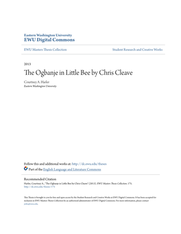 The Ogbanje in Little Bee by Chris Cleave