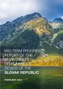 Mid-Term Progress Report of the Environmental Performance Review of the Slovak Republic
