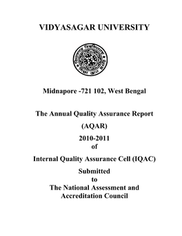 Annual Quality Assurance Report 2010-2011
