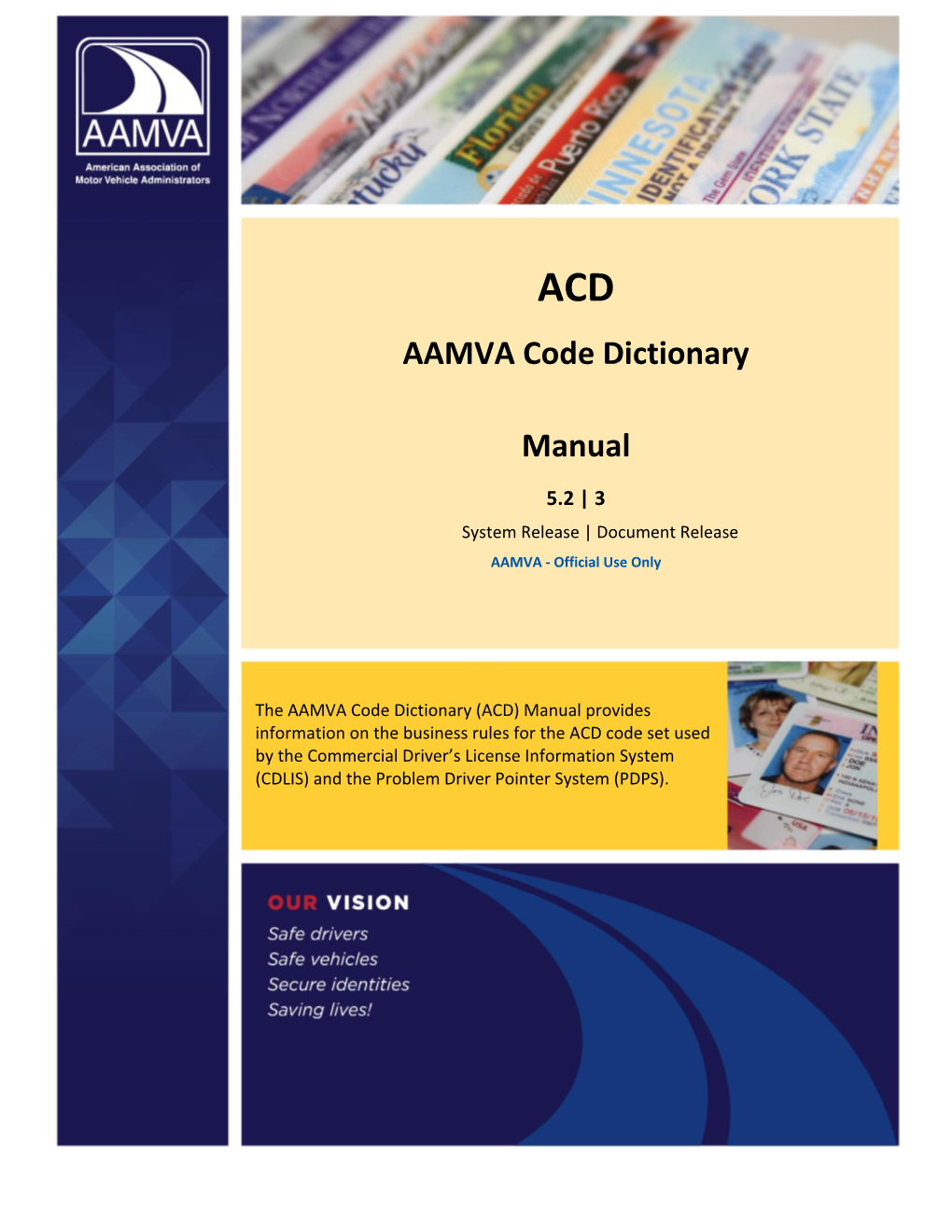 AAMVA Code Dictionary Manual, Release 5.2.3