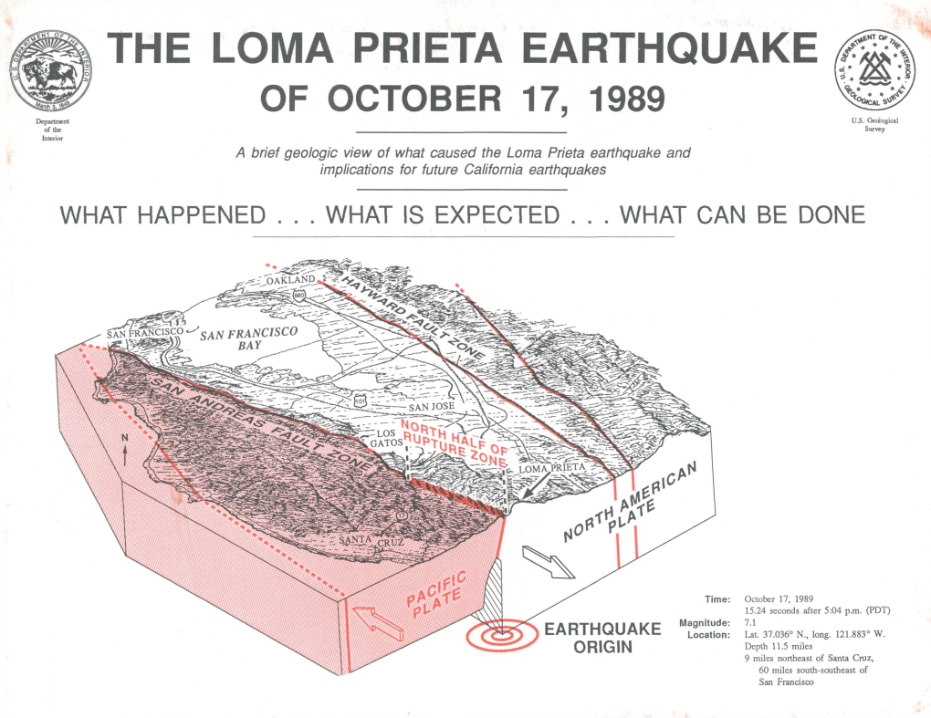 The Loma Prieta Earthquake of October 17, 1989 U.S