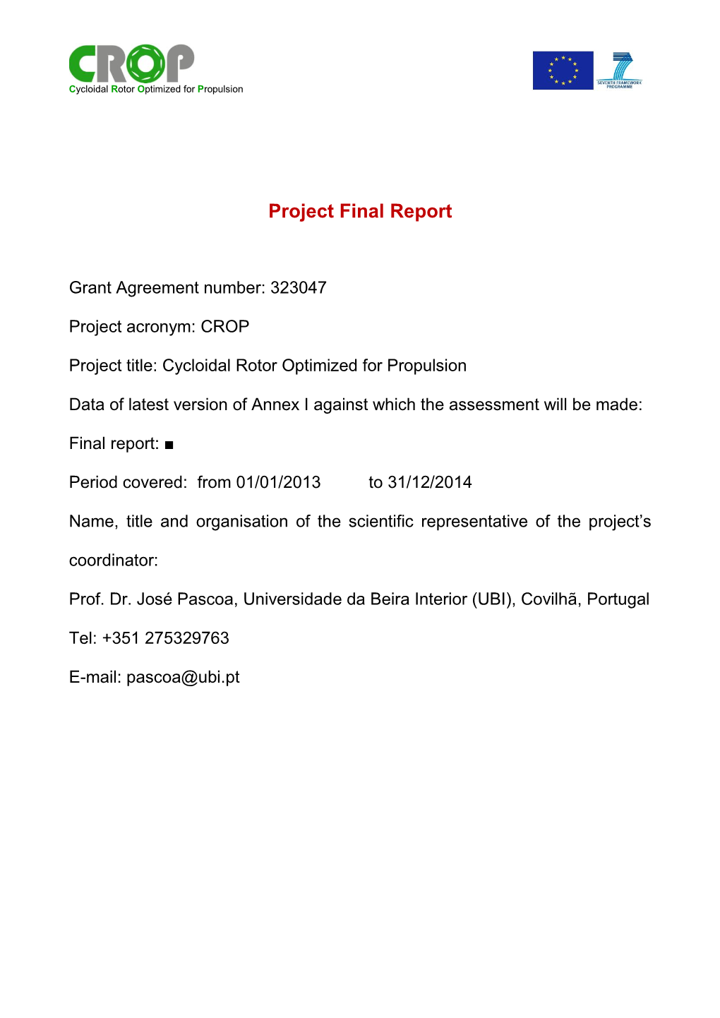 Project Final Report