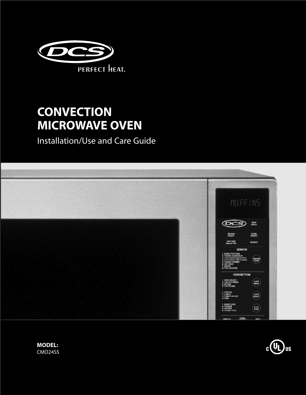 CONVECTION MICROWAVE OVEN Installation/Use and Care Guide