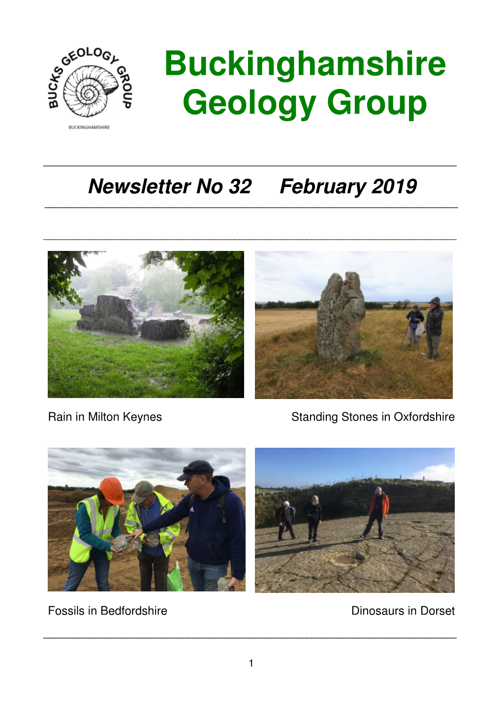 Newsletter: Feb. 2019