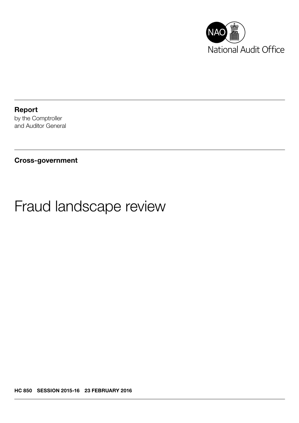 Fraud Landscape Review