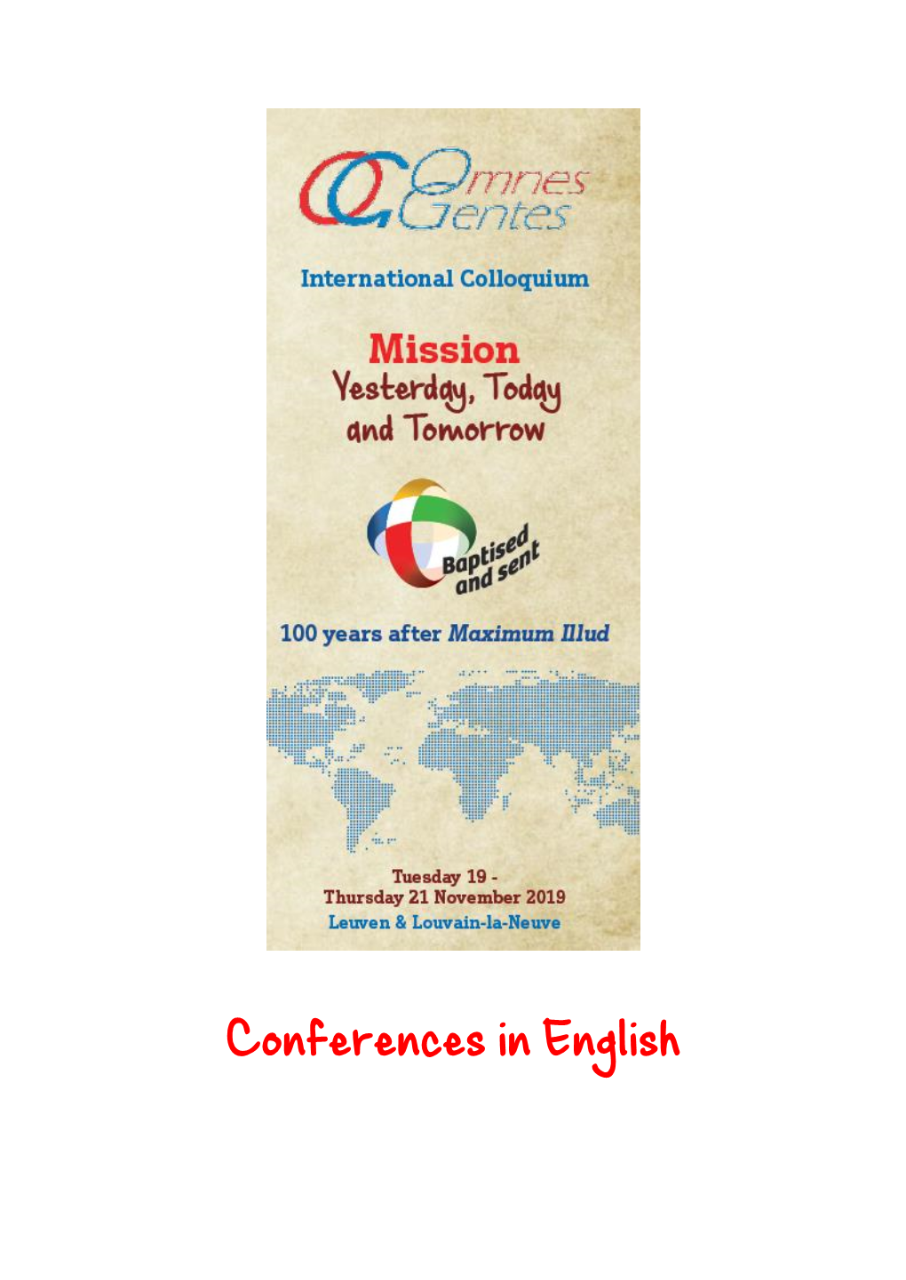 Conferences in English