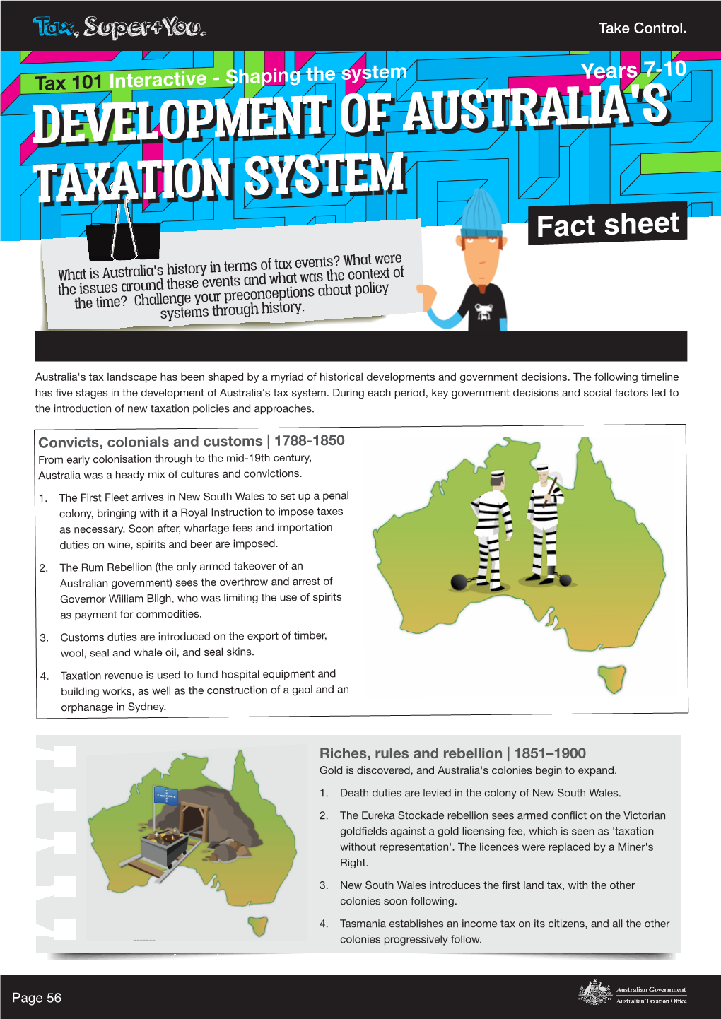 Development of Australia's Taxation System