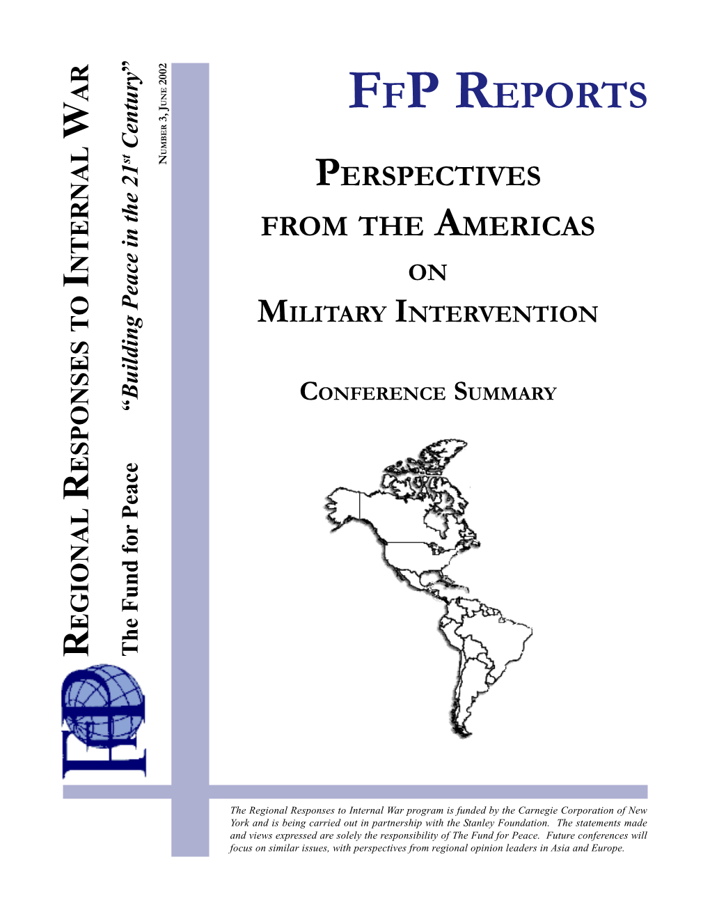 Perspectives from the Americas on Military Intervention: Conference