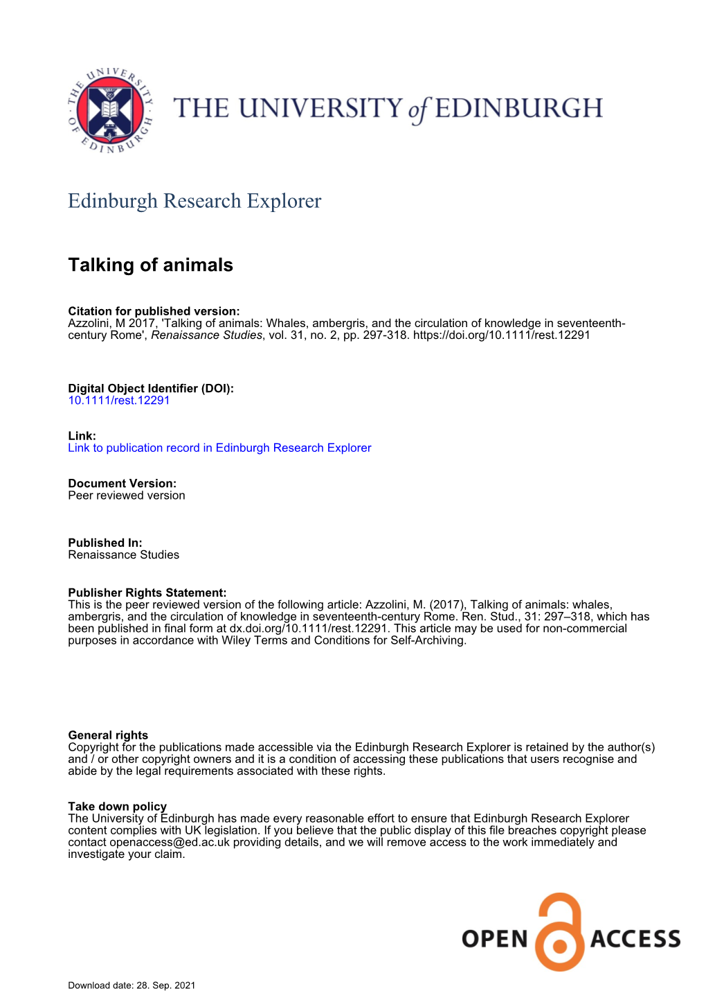 Edinburgh Research Explorer