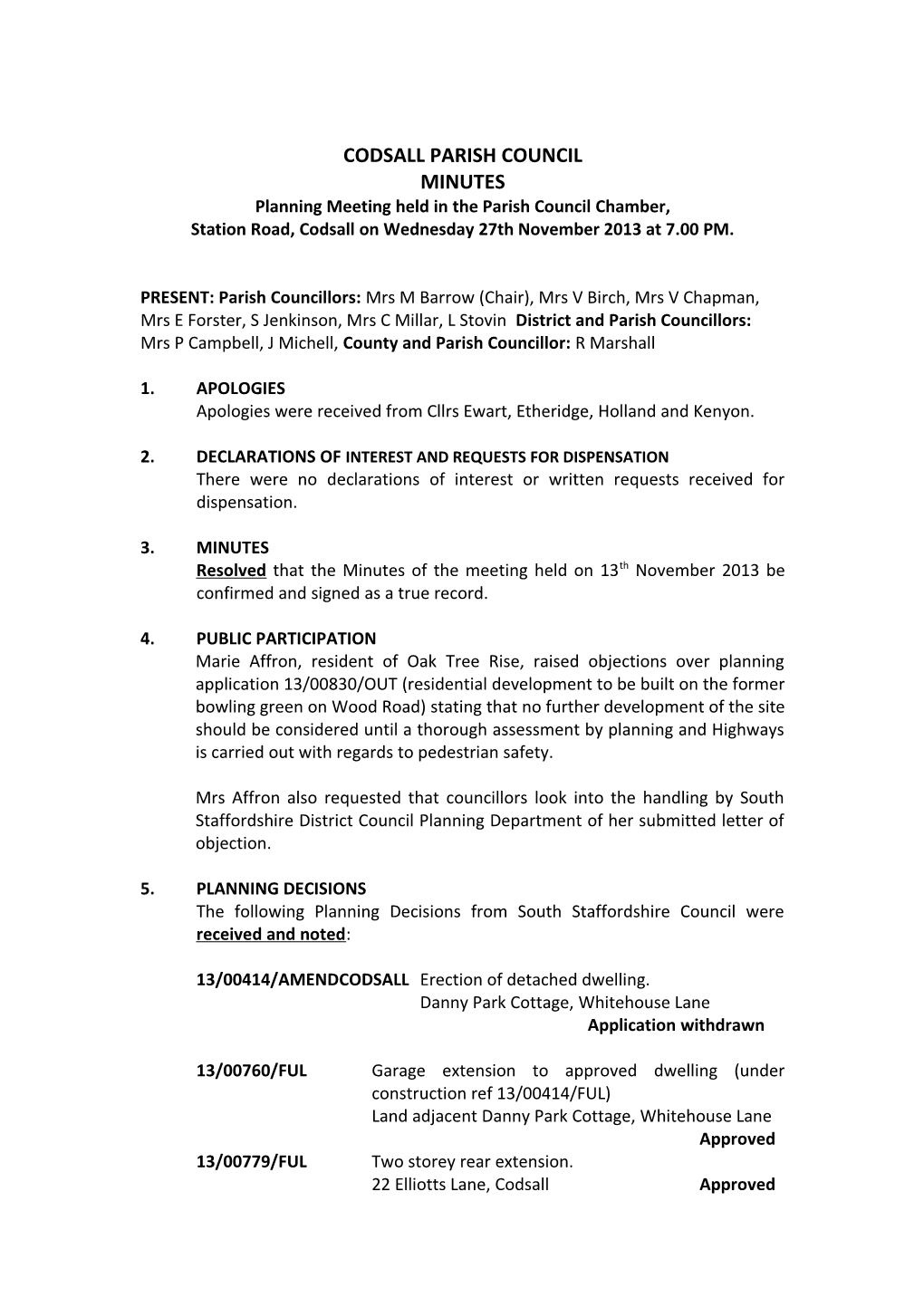 Codsall Parish Council