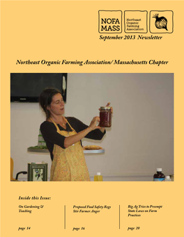 Northeast Organic Farming Association/ Massachusetts Chapter