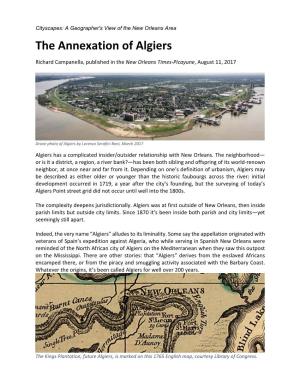 The Annexation of Algiers, 1870