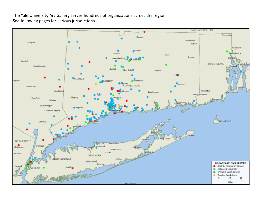 The Yale University Art Gallery Serves Hundreds of Organizations Across the Region