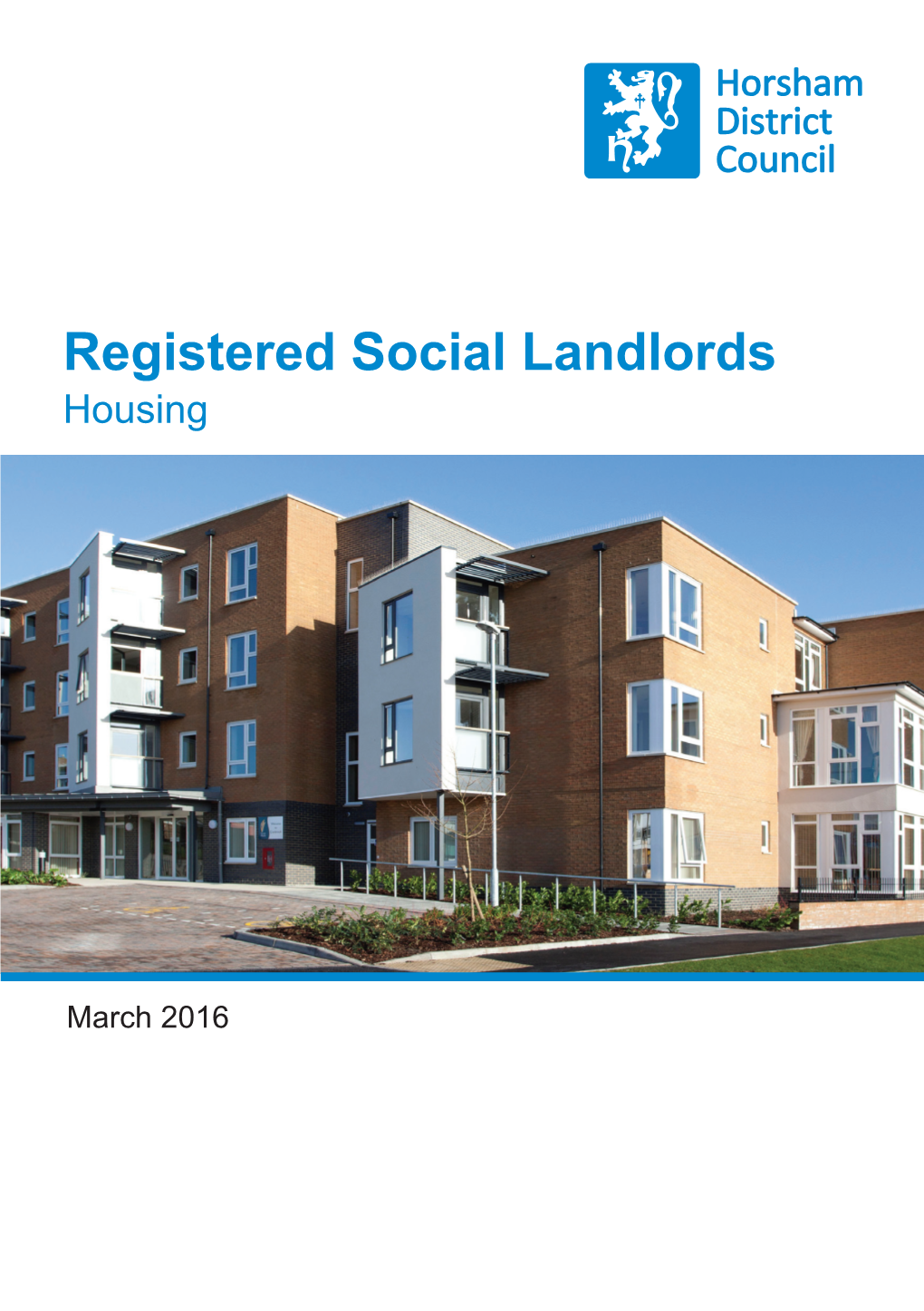 Registered Social Landlords Housing