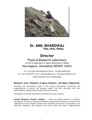 Dr. ANIL BHARDWAJ Director
