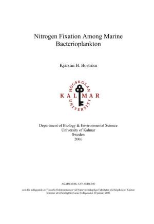 Nitrogen Fixation Among Marine Bacterioplankton