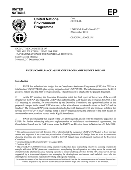 United Nations Environment Programme