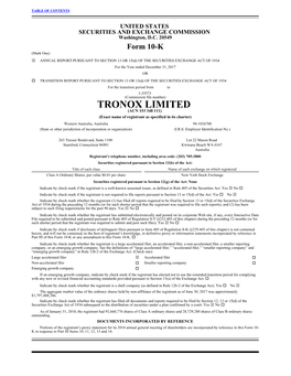 Tronox Limited