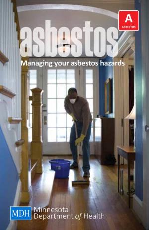 Asbestos Hazards Asbestos Is a Naturally Occurring Mineral Fiber Mined from the Earth