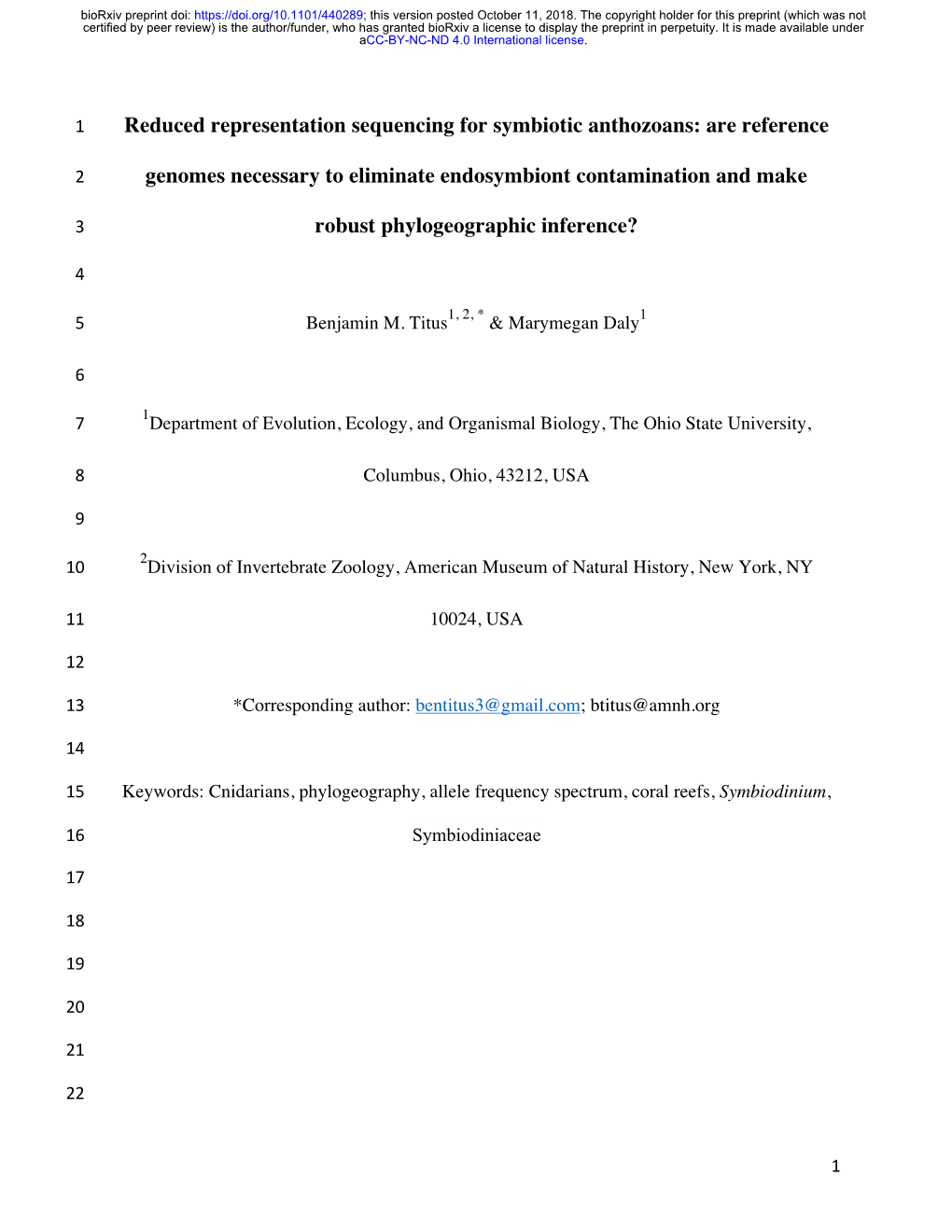 Are Reference Genomes Necessary to Eliminate Endosymbiont