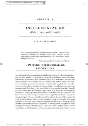 Instrumentalism: Global, Local, and Epistemic