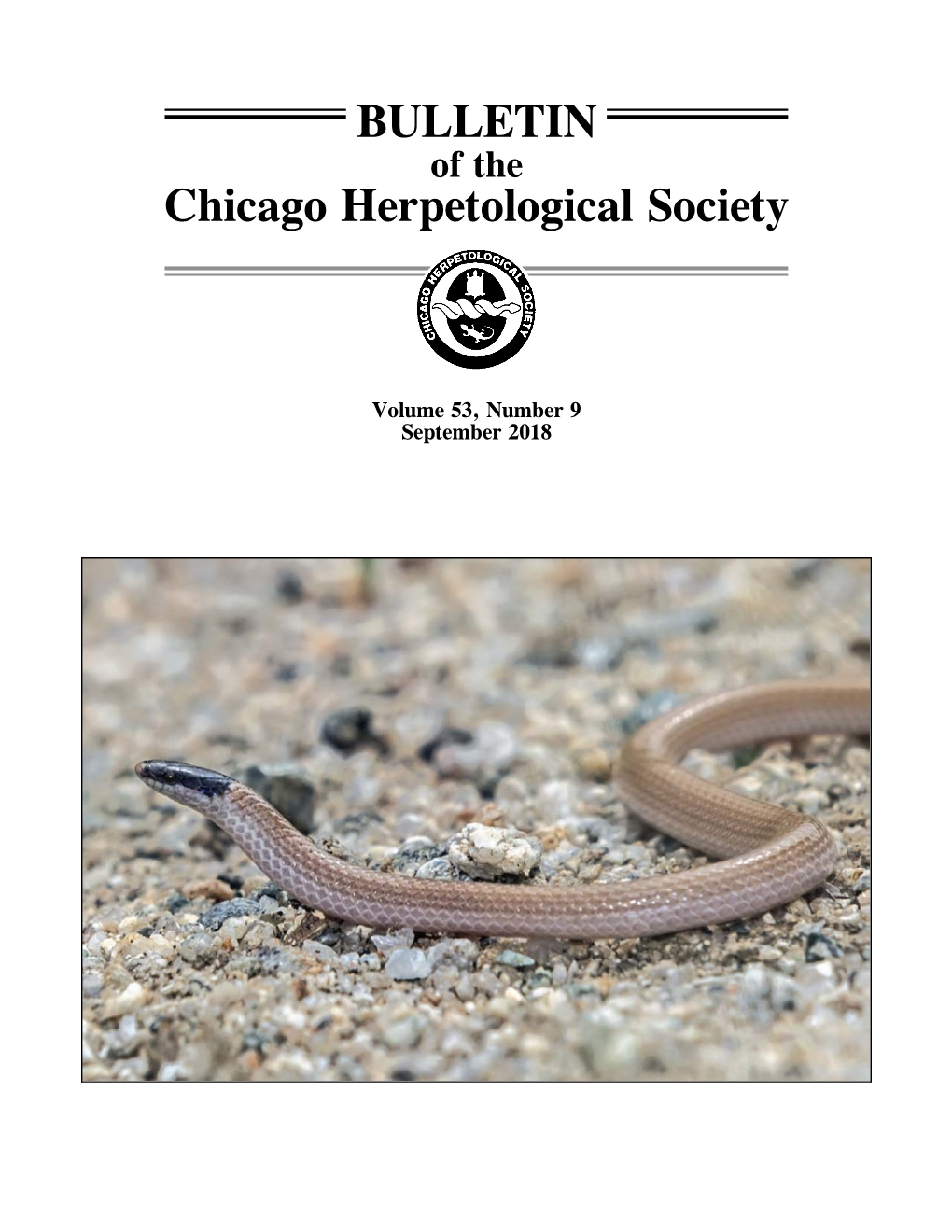 BULLETIN Chicago Herpetological Society