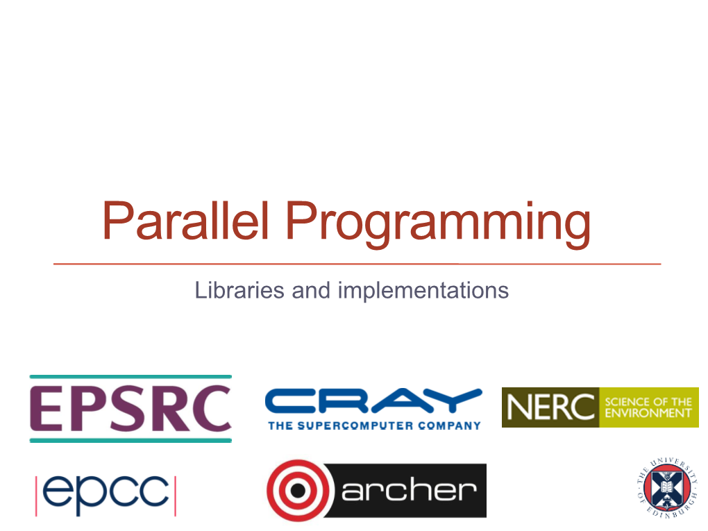 Parallel Programming