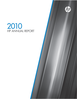 Hp Annual Report a Letter from the Ceo
