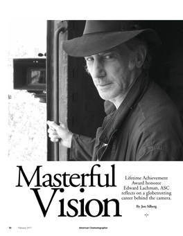 Lifetime Achievement Award Honoree Edward Lachman, ASC Reflects On