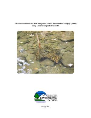 Site Classification for the New Hampshire Benthic Index of Biotic Integrity (B-IBI) Using a Non-Linear Predictive Model