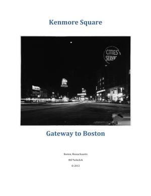 History of Kenmore Square